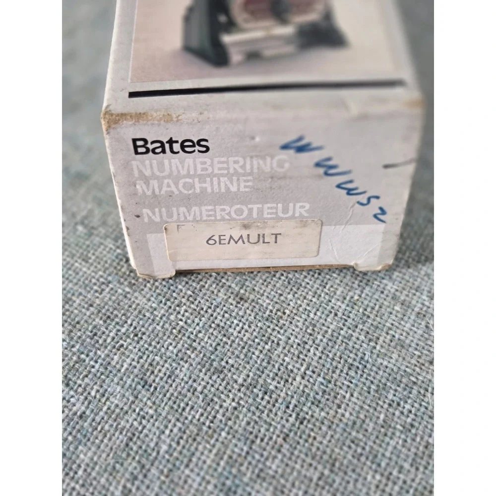 Vintage Bates Standard Multiple Movement Numbering Machine